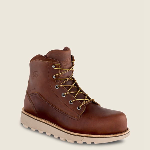 Botas de Seguridad Red Wing Hombre Marrom - Traction Tred Lite - 6-Inch Waterproof Toe - 720-CPXFIM